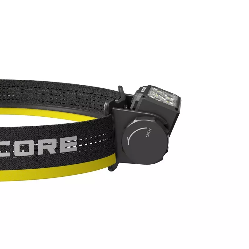 Priekinė lemputė Nitecore HC70 UHE – galvos juostos žibintuvėlis, 1600 liumenų, atspari smūgiams, vandeniui, 0,172 kg, juoda