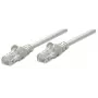 Intellinet tinklo jungiamasis kabelis, Cat6, 0,5 m, pilka, CCA, U/UTP, PVC, RJ45, paauksuoti kontaktai, be užkliuvimo, su apsauginiu gaubtu, viso gyvenimo garantija