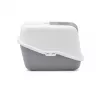 SAVIC Nestor White-Grey – Uždaras katės tualetas – 56x39x38.5 cm – 1 vnt.