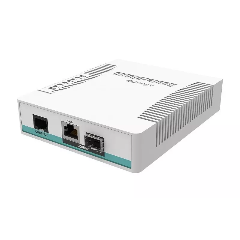 Mikrotik CRS106-1C-5S tinklo jungiklis Gigabit Ethernet (10/100/1000) Power over Ethernet (PoE) Baltas