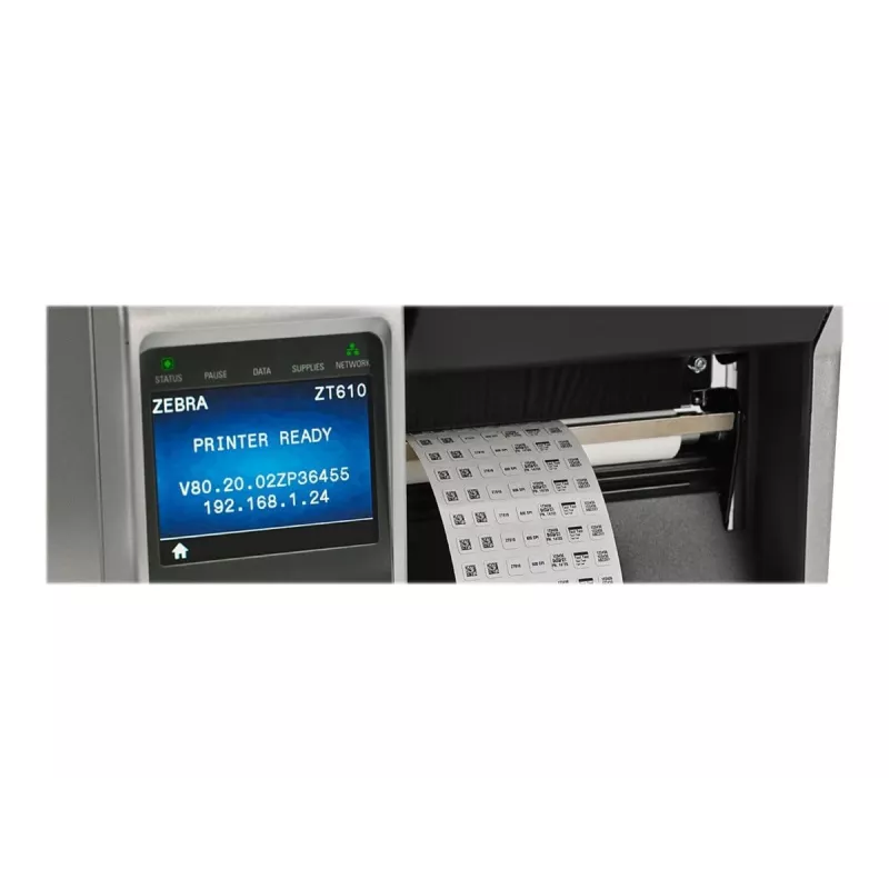 Zebra ZT610 etikečių spausdintuvas – terminis perdavimas, 300 x 300 DPI, 300 mm/s, laidinis ir belaidis Ethernet, Bluetooth