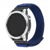 Pakeitimo sportinis dirželis FIXED Garmin QuickFit 22 mm — tamsiai mėlynas nailonas, 160–210 mm