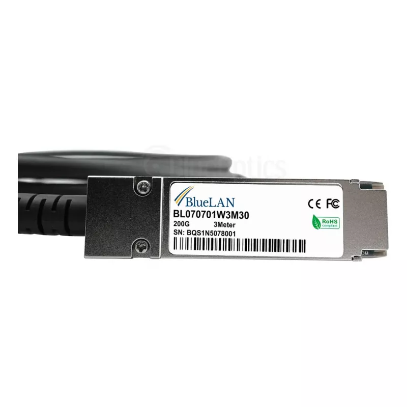DAC kabelis BlueOptics CBL-NTWK-0956-QSFP56-3-BL 3 m QSFP56