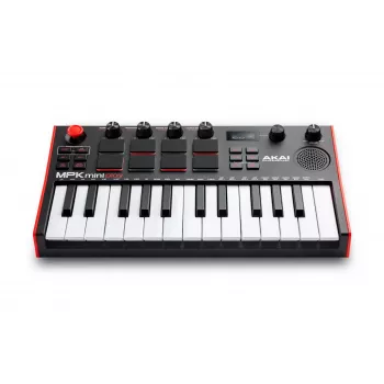 MIDI klaviatūra Akai MPK Mini Play Mk3 25 klavišų USB juoda raudona