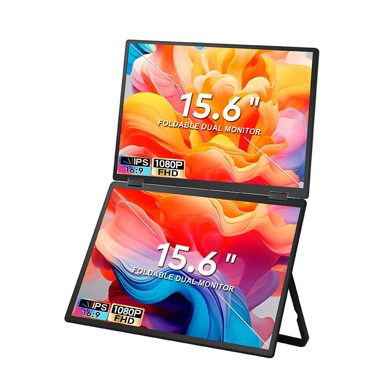 Extralink Smart Life Ultralengvas 15.6 colių 2 ekranų monitorius nešiojamiesiems kompiuteriams T01