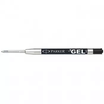 Parker 1950362 rašiklio šerdies pildymo kasetė, juoda, vidutinė linija, 2 vnt.