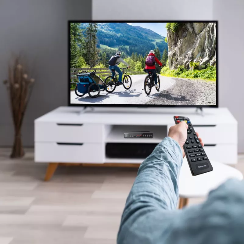 Skaitmeninis TV imtuvas MANTA DVBT025PRO DVB-T2 Full HD palaikymas USB įrašymas
