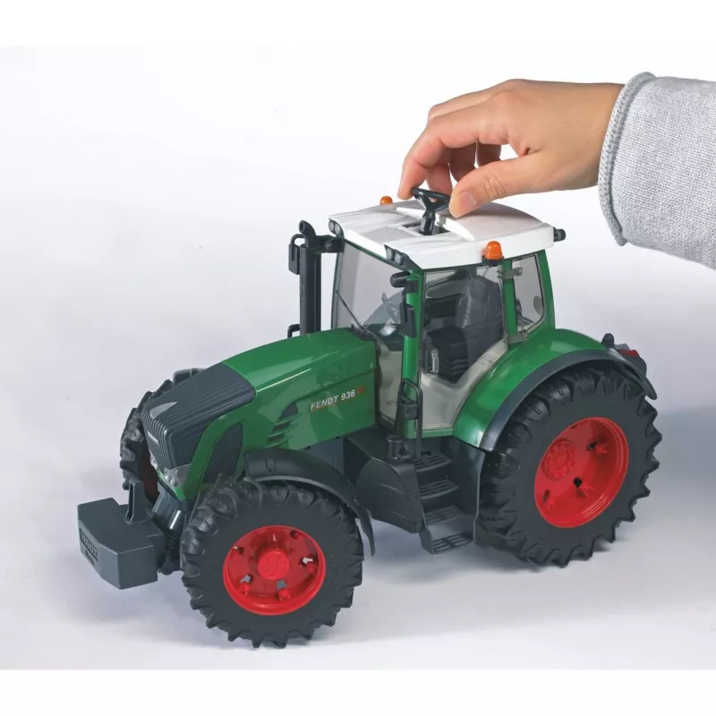 Žaislinis traktorius BRUDER Fendt 936 Vario, ABS plastikas, įvairiaspalvis, nuo 3 metų