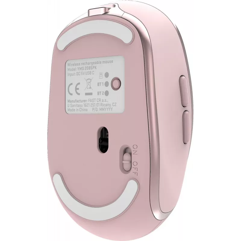 Belaidė pelė YENKEE YMS 2085PK NOBLE Dual WiFi Bluetooth