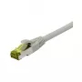 Pataisinis laidas RJ45, CAT6A 500MHz, 2 m, pilkas, S-STP (S/FTP), TPE/LSZH (Ultraflex), AWG26, su Cat.7 žaliava, Synergy 21 (S217605)