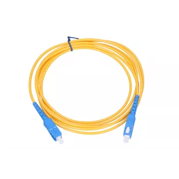 Patchcordas Extralink SC/UPC–SC/UPC vienmodis simpleksas 3 mm, 10 m