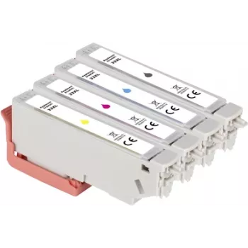 Renkforce rašalo rinkinys, suderinamas su Epson 33XL (C13T335740) juoda, žydra, purpurinė, geltona RF-5706062