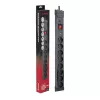 Apsauginis įtampos filtras Hawk HWPS801BK 1,5 m maitinimo laidas