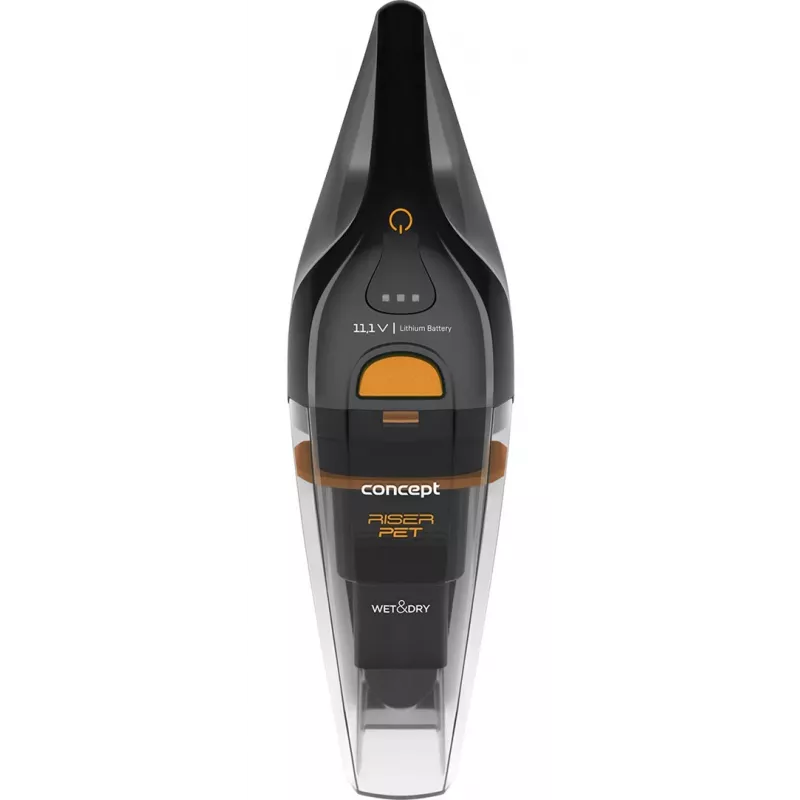 Nešiojamas dulkių siurblys Concept VP4351 – sausas ir šlapias valymas, be maišelio, HEPA12, 0,5 L, 11,1 V baterija, 20 min, 1,08 kg