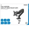Deltaco ARM-534 monitoriaus laikiklis / stovas 68,6 cm (27 inch) stalas Juodas