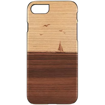 Dėklas telefonui man and wood iPhone 7/8, mare black