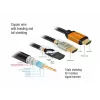 HDMI kabelis DeLOCK 85729 2 m HDMI Type A Standartinis juodas auksinis