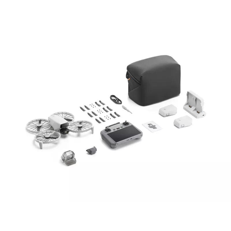 Dronas DJI Flip Fly More Combo RC 2 – 4 rotoriai, 48 MP kamera, 3840×2160, maks. greitis 16 m/s, nuotolis 14 000 m
