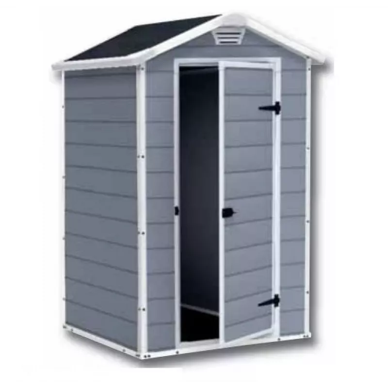 Plastikinė pašiūrė Keter S 1457 0043 Vienos durys Juodas stogas 1280x940x1960 mm