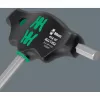 T-rankos rinkinys Wera Series 400 454/7 HF, 7 dalių T-ranka su šešiabriauniais ir atsuktuvų antgaliais