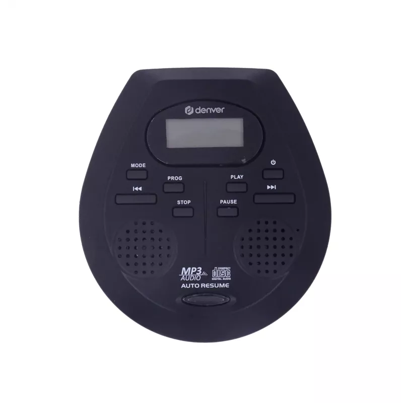 Nešiojamas CD grotuvas Denver DMP-395B Juodas MP3 atkūrimas LCD ekranas