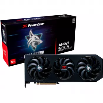 Vaizdo plokštė PowerColor Hellhound Radeon RX 9070 XT 16GB GDDR6 PCIe 5.0