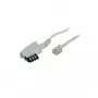 Telefono laidas ShiverPeaks S/CONN 70046-W 6 m Baltas