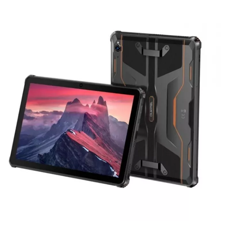 Oukitel RT9 10.1 inch 6/256GB Oranžinis neardomas planšetinis kompiuteris su 11000 mAh baterija