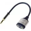LogiLink garso skirstytuvas stereo mini jack lizdas (moteris) į stereo mini jack kištuką (vyras) 18 cm
