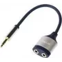 LogiLink garso skirstytuvas stereo mini jack lizdas (moteris) į stereo mini jack kištuką (vyras) 18 cm