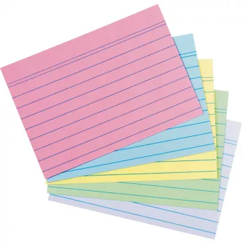Kortelės indeksinės Herlitz 50041145 įvairiaspalvės