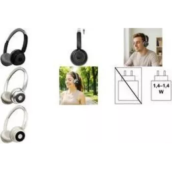 LogiLink BT0072BR Ausinės ant ausų Bluetooth sidabrinės (BT0072BR)