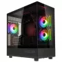 GSI SmartAssembly ARGB stiklinis Micro-ATX korpusas su 650W maitinimo bloku