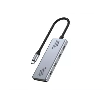 GEMBIRD UHB-CM-U310-C4-01 USB-C 3.2 Gen 2 4 prievadų šakotuvas