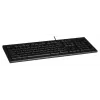 A4Tech KR-85 klaviatūra USB QWERTY JAV anglų juoda