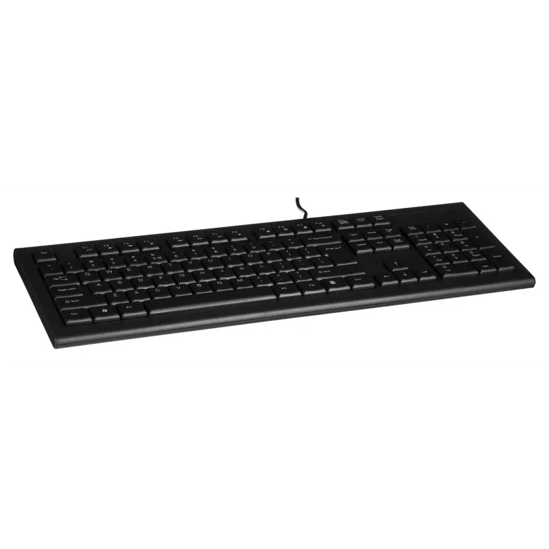 A4Tech KR-85 klaviatūra USB QWERTY JAV anglų juoda