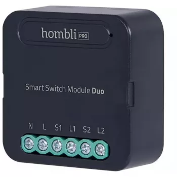Išmanusis jungiklis Hombli HBMD-0100 juodas 100-240V kintamoji srovė