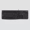 Logitech Desktop MK120 rinkinys, juodas, laidinis, Šveicariškas, 920-002504