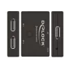 DeLOCK DisplayPort jungiklis, 4K, juodas