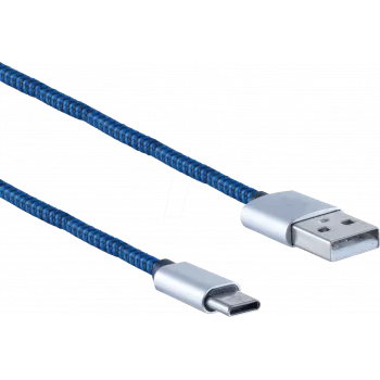 USB laidas ShiverPeaks BS14-50018 USB 2.0 0,3 m mėlynas