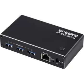 SpeaKa Professional HDMI 2.1 Slim KVM 2X1 USB3.0+IR, juodas HDMI jungiklis 3840 x 2160 pikselių (SP-13724440)