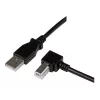 StarTech.com 3 m USB 2.0 A į stačiu kampu B laidas - vyriškas/vyriškas