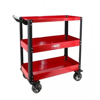 Dirbtuvinis vežimėlis AWTools 1005466 metalinis 3 lentynos keliamoji galia 150 kg