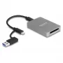 DeLOCK USB Type-C kortelių skaitytuvas CFexpress XQD aliuminis pilkas 10000 Mbit/s
