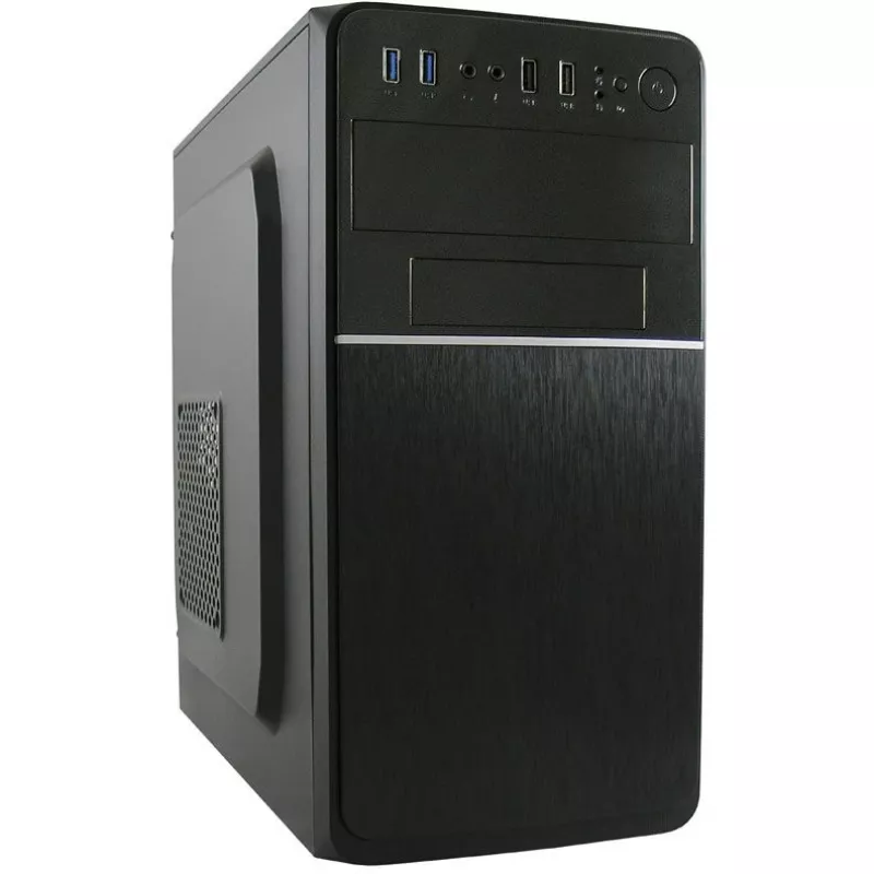 LC Power 2015MB – korpusas Micro ATX – be maitinimo šaltinio – juodas – USB / garsas (LC-2015MB-ON)