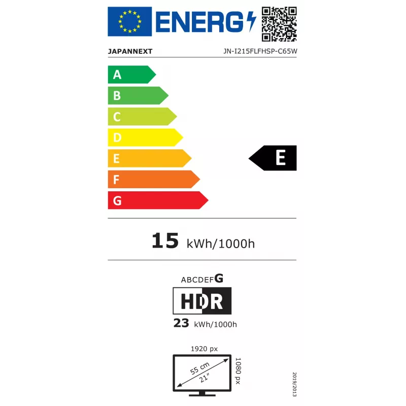 Japannext JN-I215FLFHSP-C65W 21,5 colio Full HD LCD monitorius