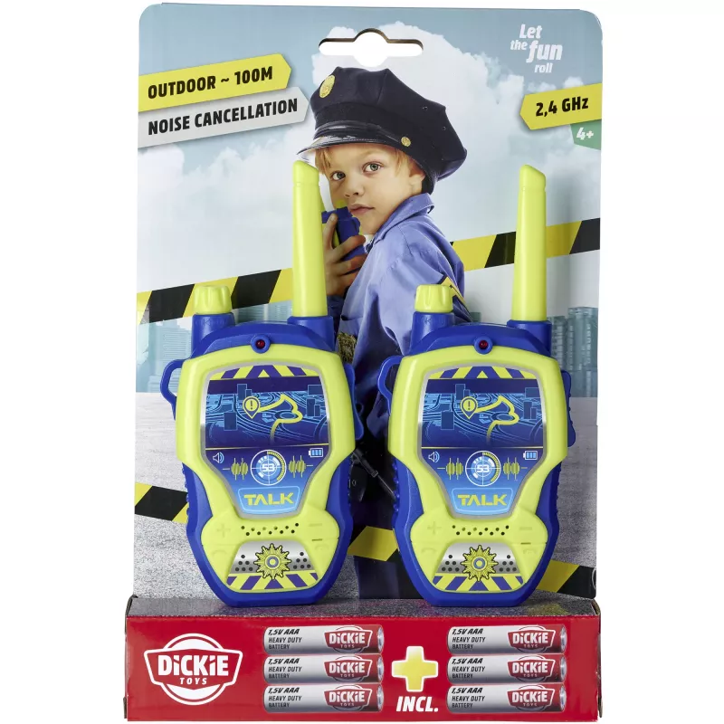 Radioryšio rinkinys Dickie Policija 2,4 GHz, 2 vienetai, modelis 201118197