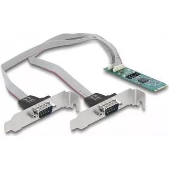 DeLOCK M.2 kortelė į 2 x Serial RS-232 DB9 PCIe 2.1
