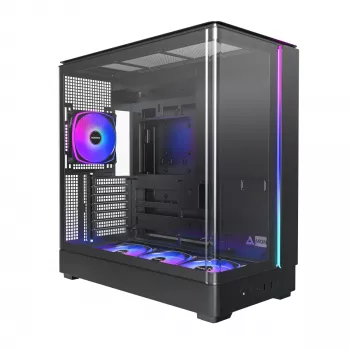 PC dėklas Montech KING 45 PRO Black – micro ATX / Mini-ITX, Midi bokštas