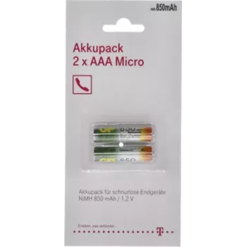 Įkraunama baterija Telekom AAA 1,2 V 850 mAh, nikelio-metalo hidridinė